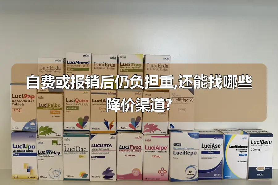 自费或报销后仍负担重,还能找哪些降价渠道?